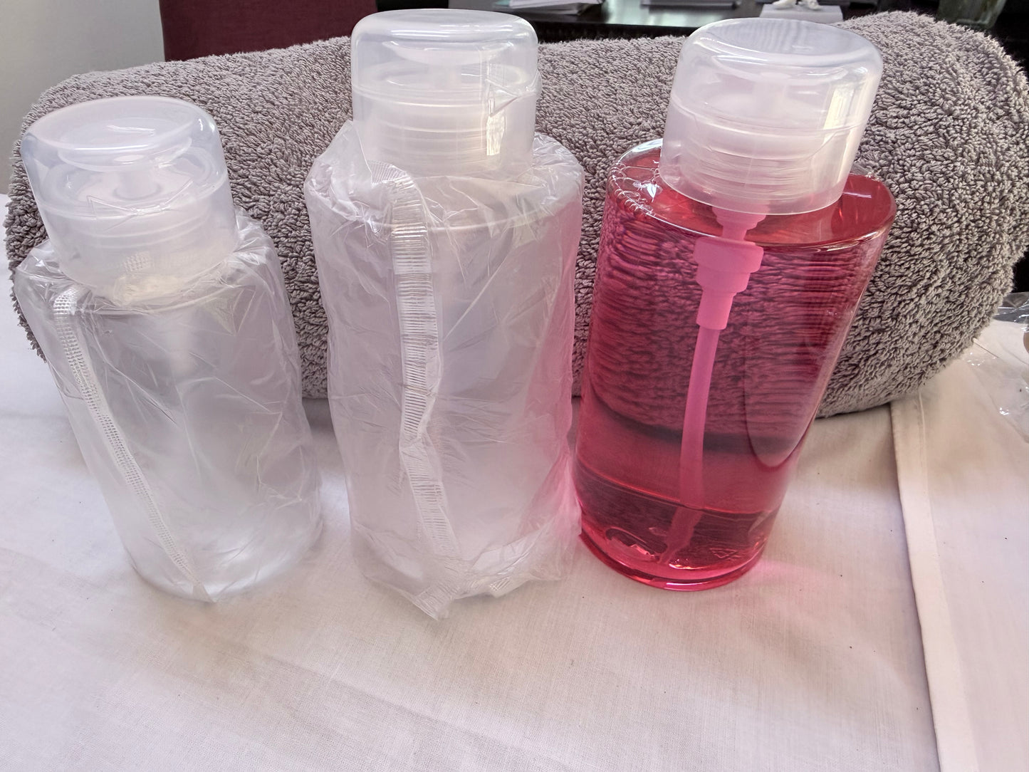 Clear Pump Dispenser Bottle 500 ML