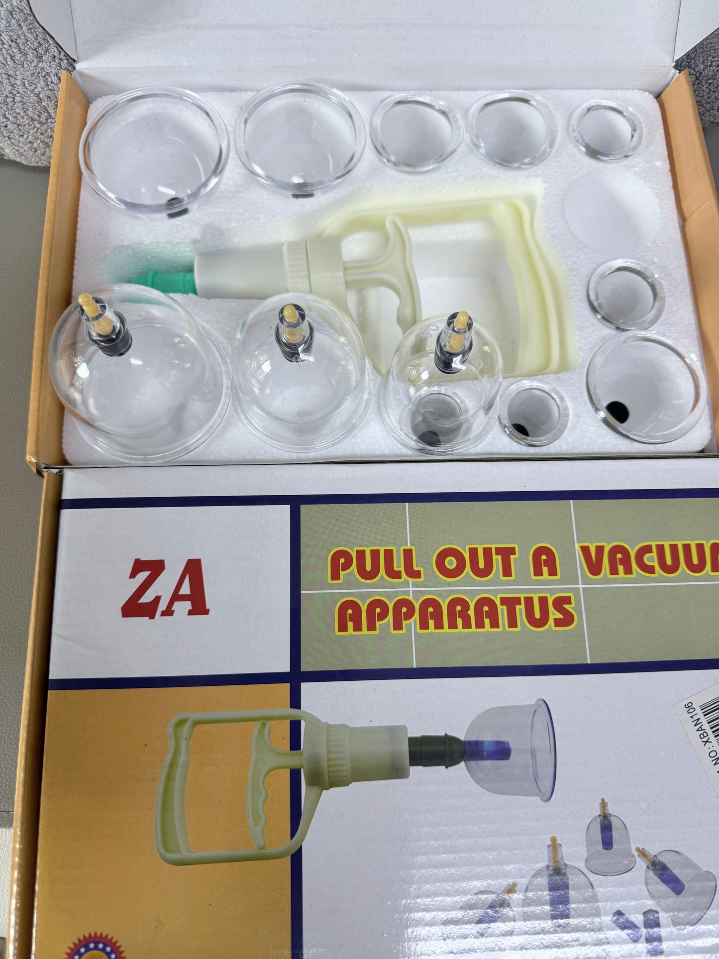 12 pc Yellow Tip Hijama Cupping Set