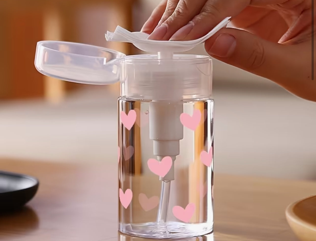 200 ML - Heart Print Pump Bottle