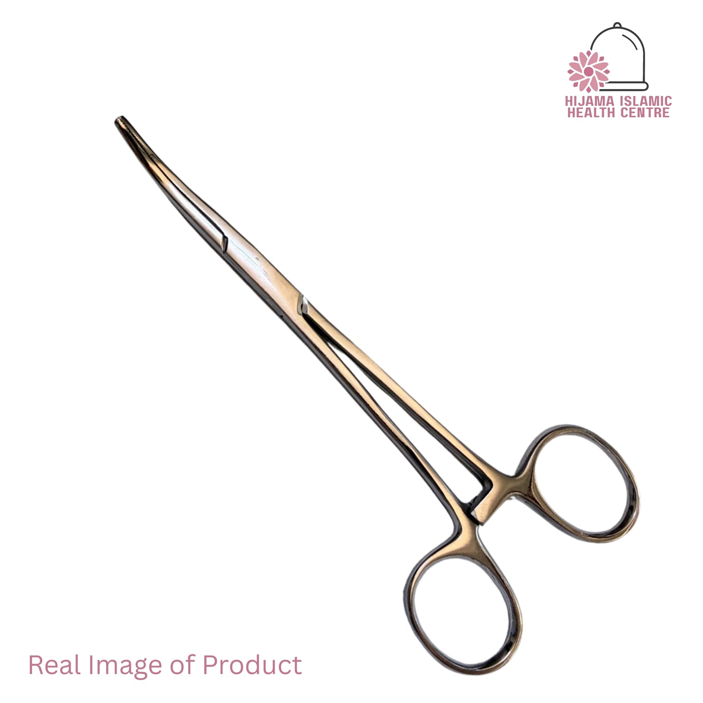 Curved Tip Stainless Steel Forceps- 16 cm