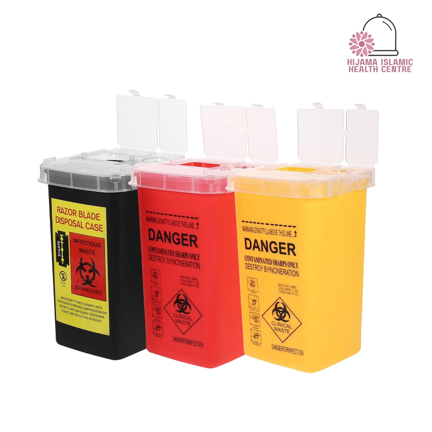 Sharps Bin Container With Lid