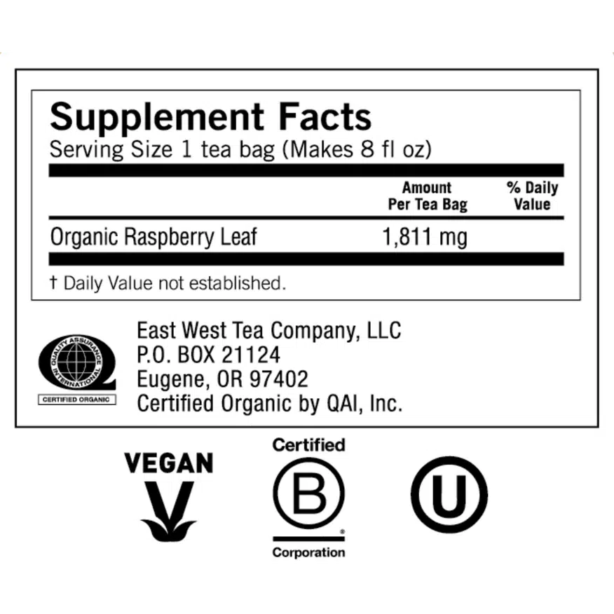 Raspberry Leaf - Yogi Organic