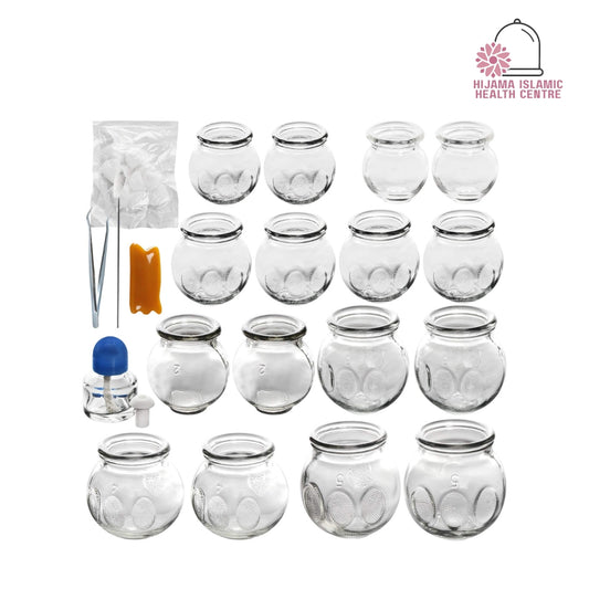 16 Pc Glass Cupping Set - Imported Product - ACI