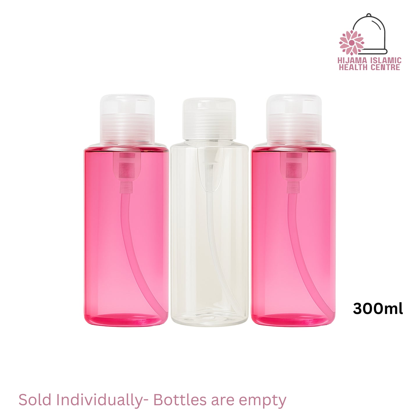 Clear Pump Dispenser-300 ML