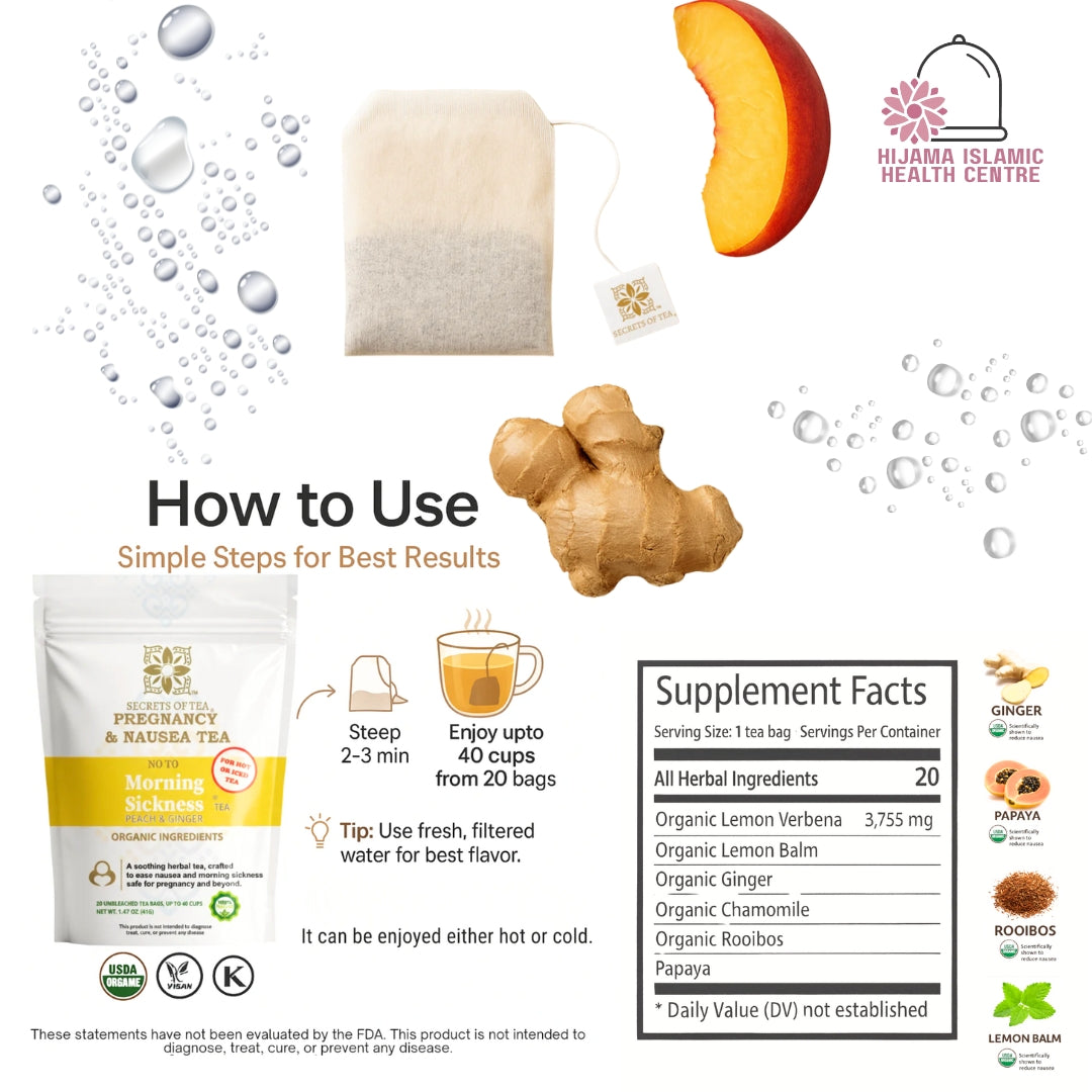 Secrets of Tea - Pregnancy & Nausea Tea - Organic