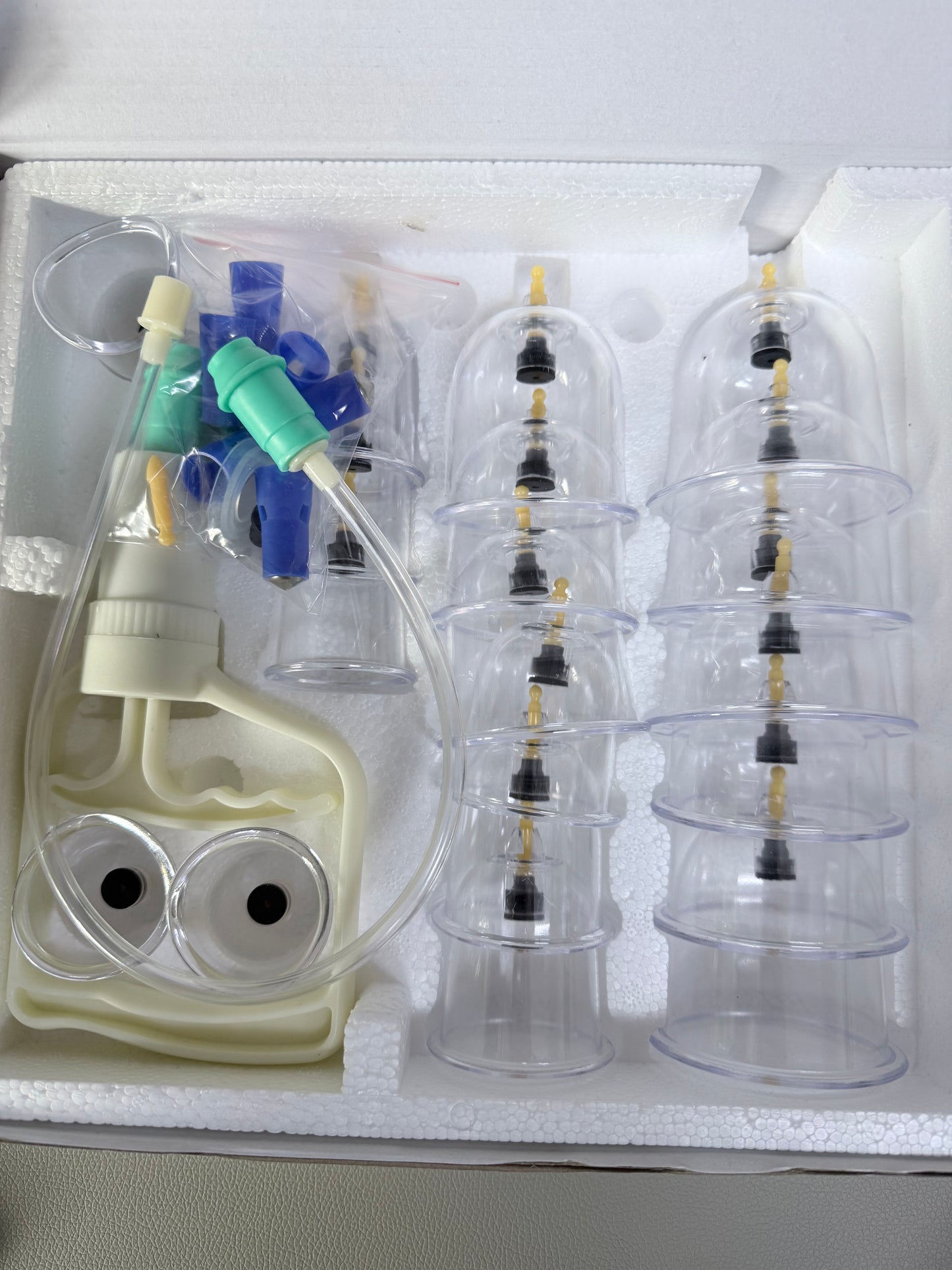 18 PC Yellow Tip Hijama Cupping Set