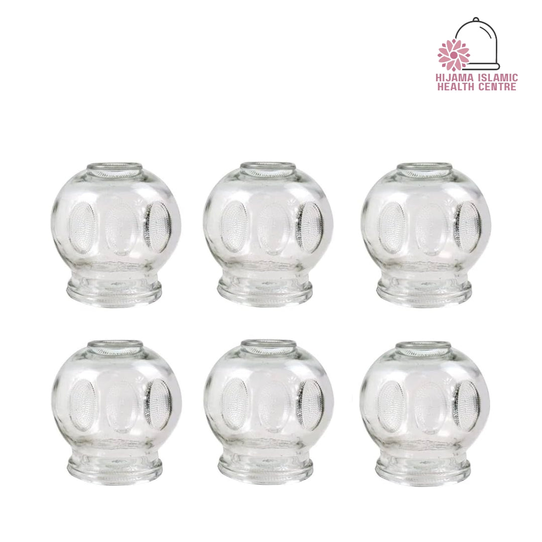 Fire Cupping - Glass Cupping Set (6 piece)