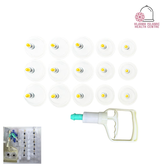 18 PC Yellow Tip Hijama Cupping Set