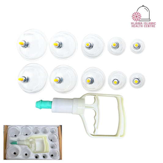 12 pc Yellow Tip Hijama Cupping Set